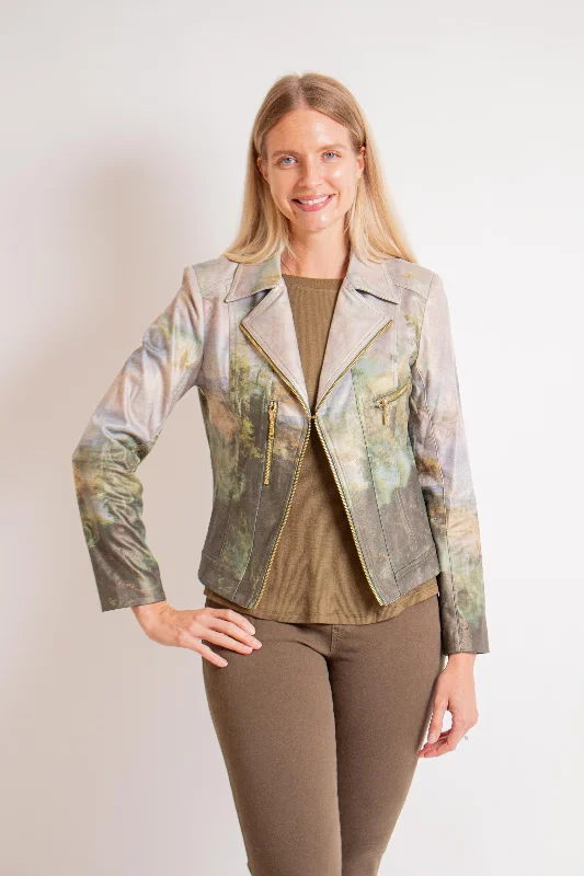 Amazon River Tye Dye Jacket Wool Jacket Cashmere Jacket Tweed Jacket