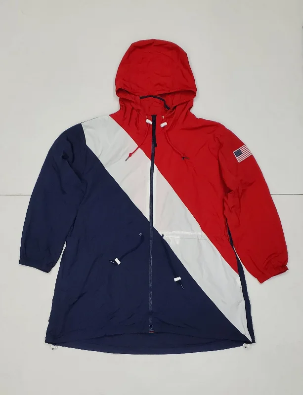 Nwt Polo Ralph Lauren Women's Windbreaker Jacket Snapped Jacket Toggled Jacket Drawstring Jacket