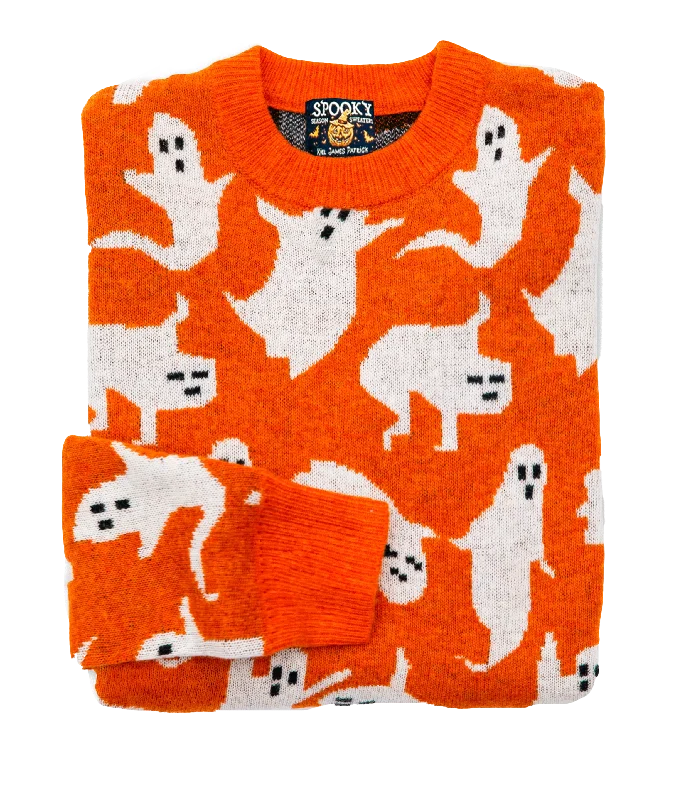 Ghouls Gone Wild Sweater Embroidered Appliqued Beaded