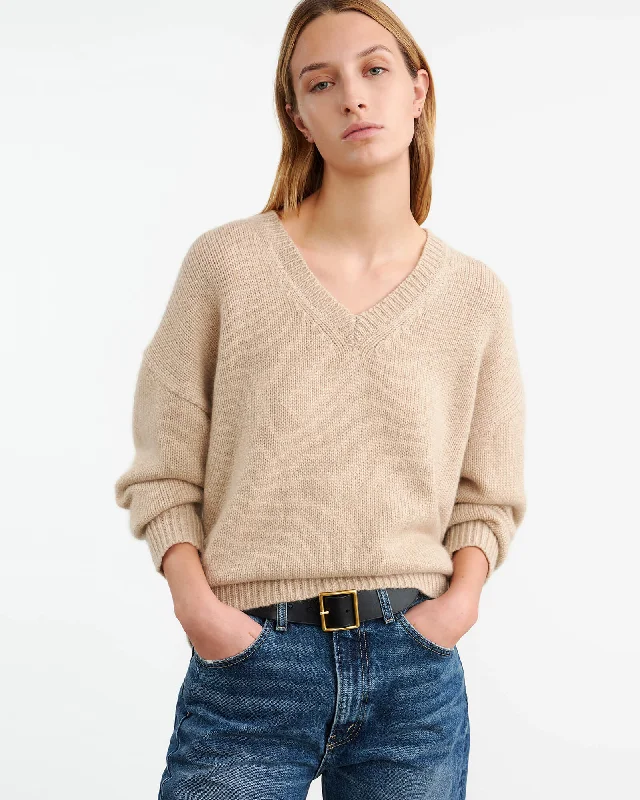 SHAGAN CASHMERE SWEATER Polka Dot Checkered Tartan