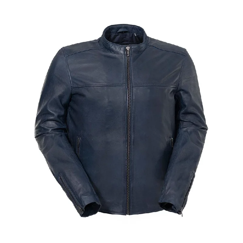Men's Balor Jacket Blue Satin Jacket Silk Jacket Chiffon Jacket