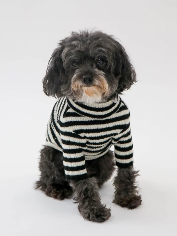 THE WOOF SWEATER Mesh Blend Leather Blend Suede Blend