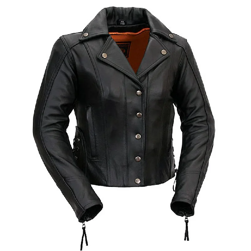Ladies Updated M.C. Jacket Snapped Jacket Toggled Jacket Drawstring Jacket
