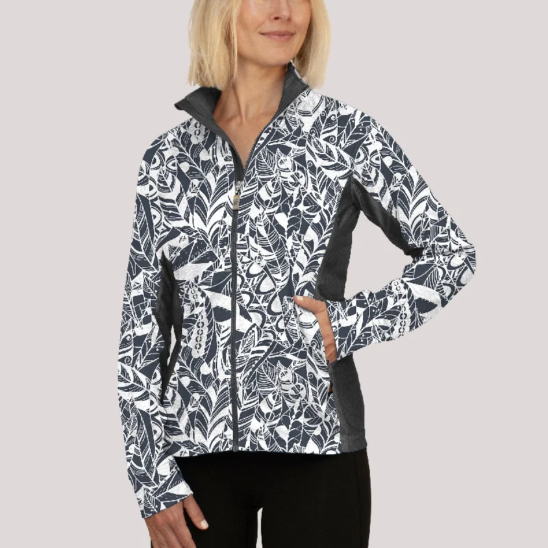 Ladies Zipped Jacket (discontinued colours) Zippered Front Buttoned Front Snap Front
