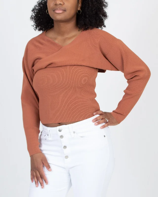 Knit Cropped Sweater and Tank Set Long Sweater Short Sweater Cropped Sweater