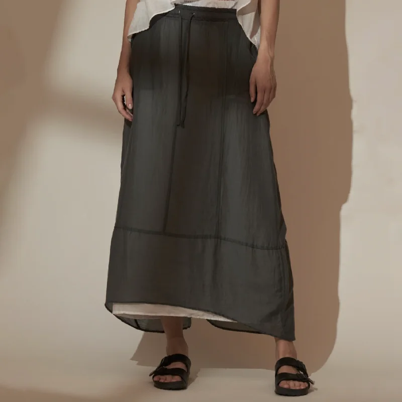 Crossley Double Layer Skirt leather skirt bold
