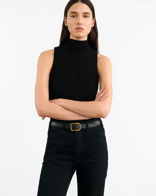 SONIA SWEATER Notch Collar Peter Pan Collar Cowl Neck