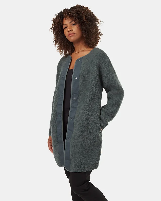 Ecoloft Longline Jacket Oversized Jacket Tailored Jacket Straight Jacket