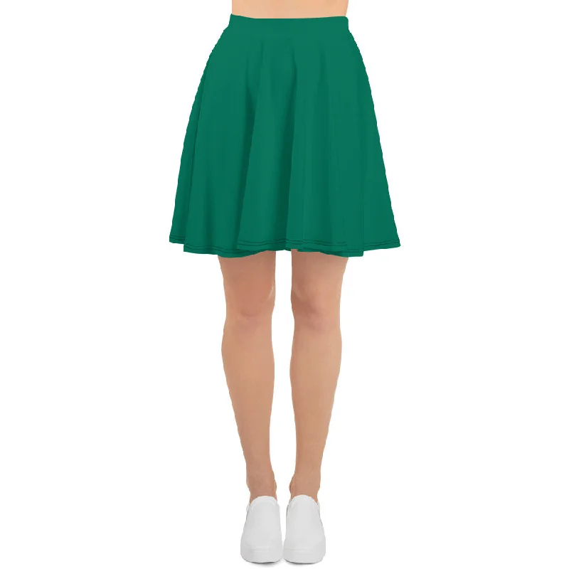 GG - Skater Skirt - Tropical Rain Forest velvet skirt glossy