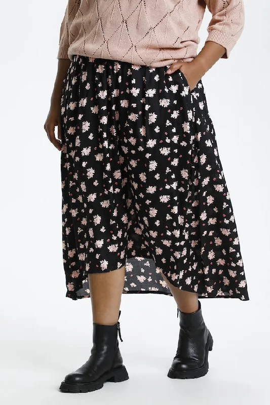 The Telana Skirt - PLUS velvet skirt plush