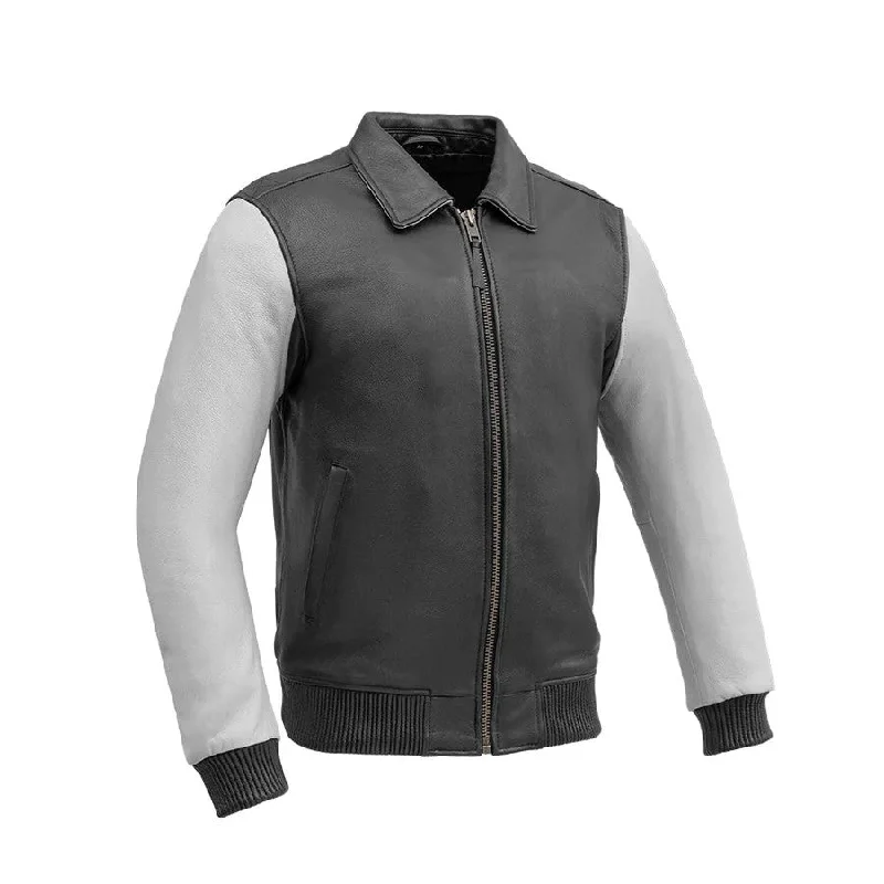 Moto Bomber Two Tone Jacket Anorak Shell Jacket Lightweight Jacket