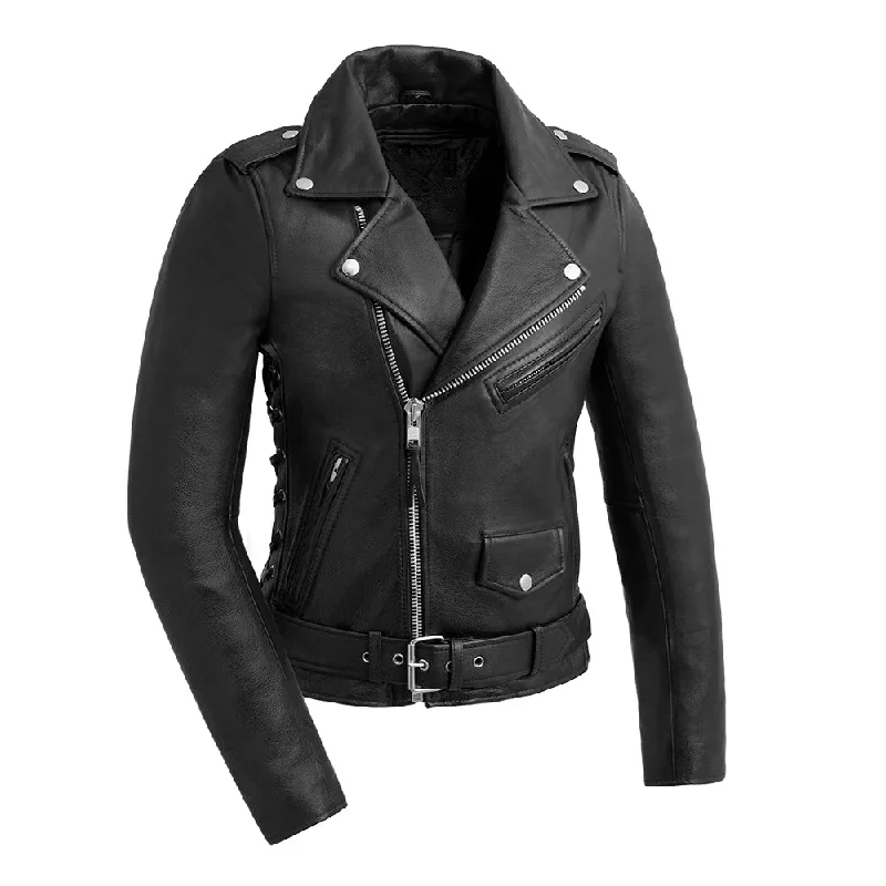 Ladies Popstar Jacket Black Collared Jacket Crew Neck Jacket Turtle Neck Jacket