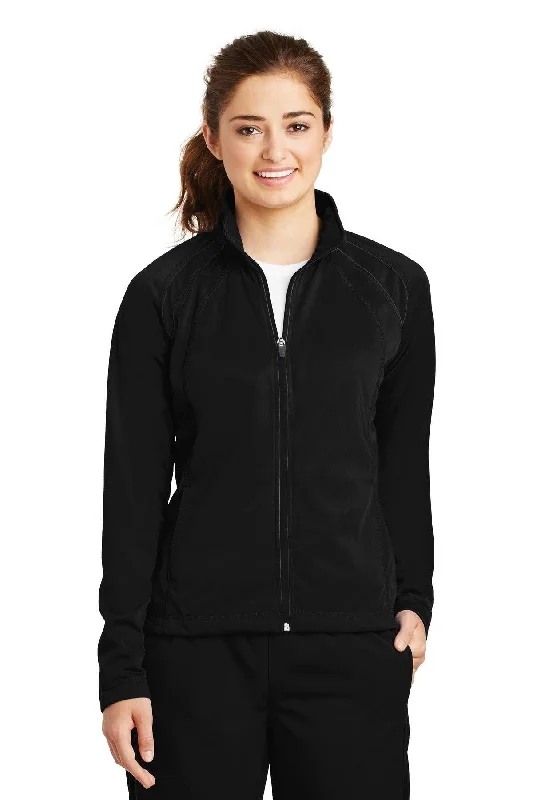 Sport-Tek Ladies Tricot Track Jacket. LST90 Knit Jacket Woven Jacket Fleece Jacket