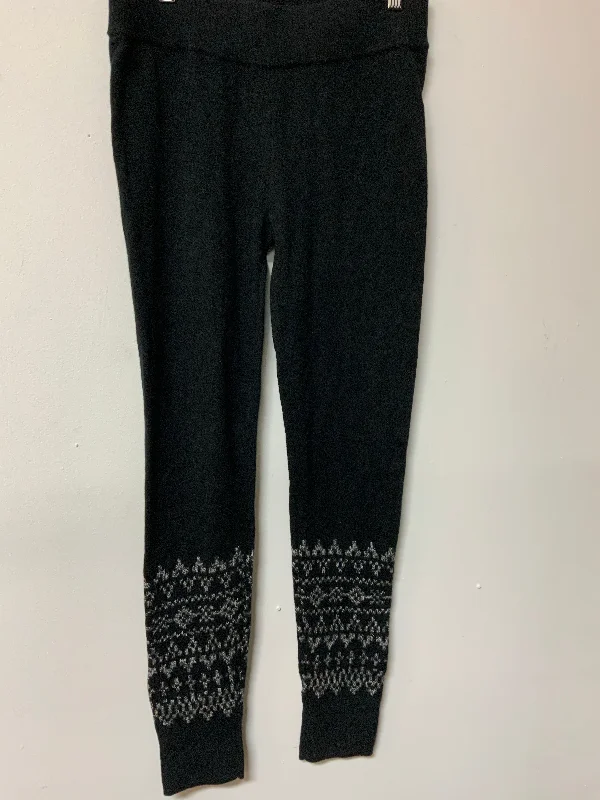GAP (S) Black Sweater Pant NWT Boat Neck Shawl Collar Notched Collar