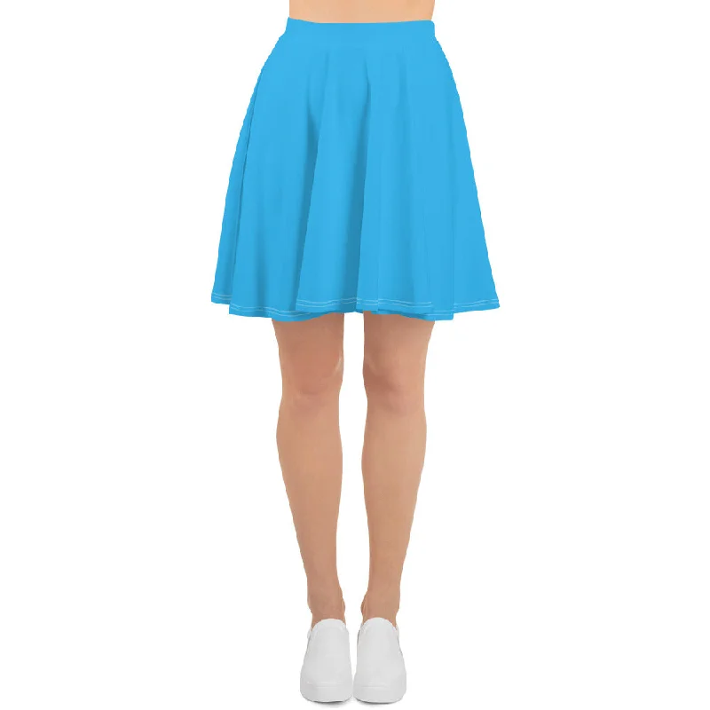 GG - Skater Skirt - Deep Sky Blue vintage skirt charm