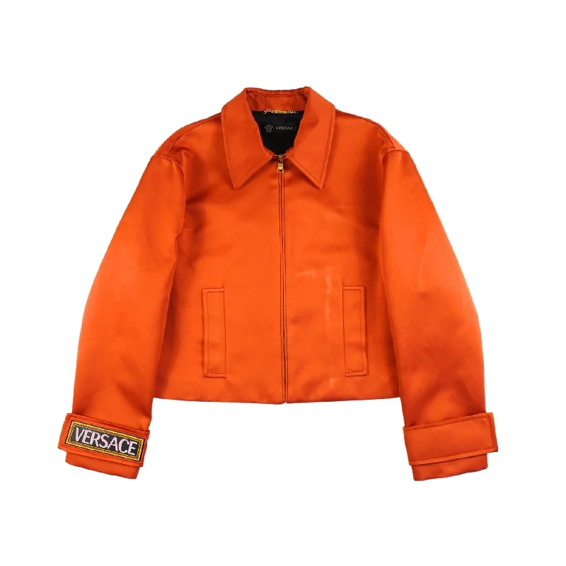 Versace Jacket - Women's 48 Bomber Jacket Anorak Windbreaker