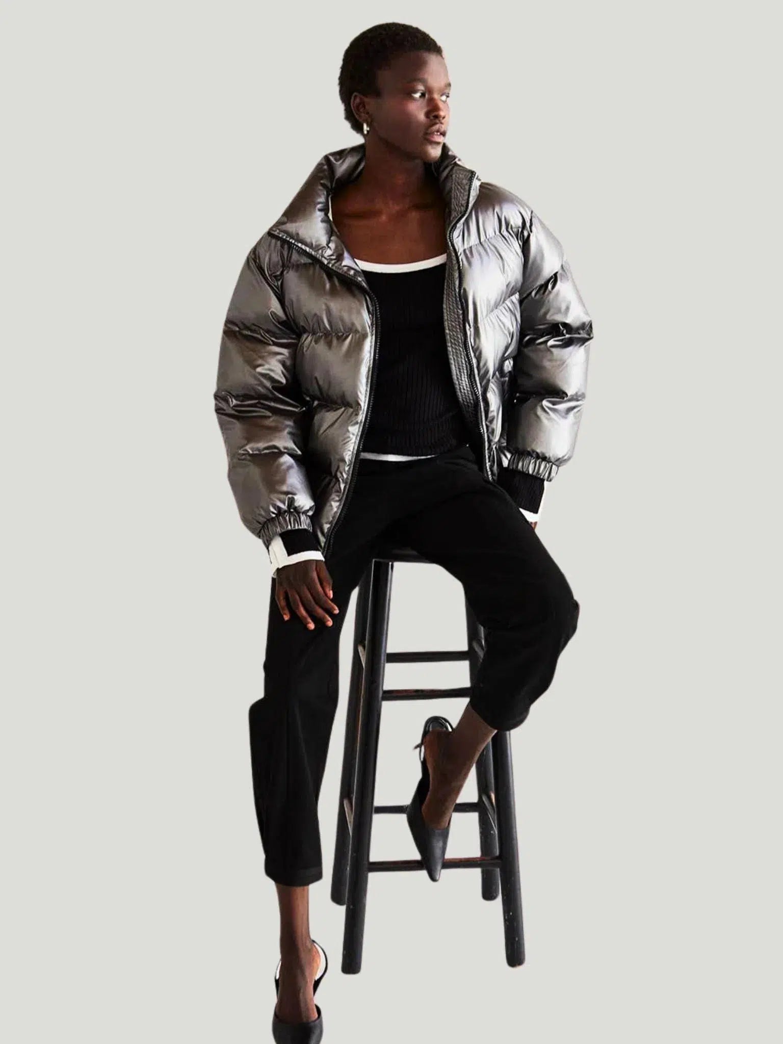 Crescent Lyra Puffer Jacket Denim Jacket Leather Jacket Suede Jacket