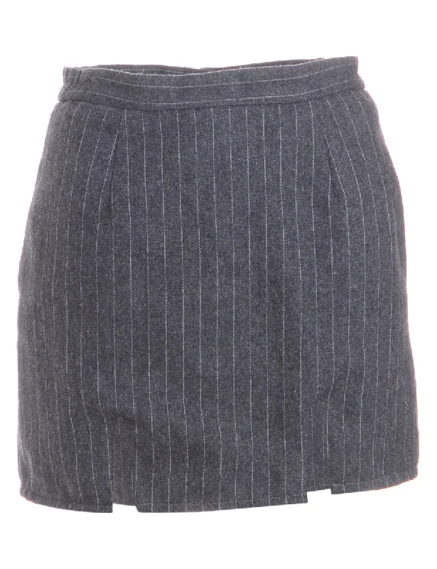 Label Dionne Split Front Skirt patchwork skirt art