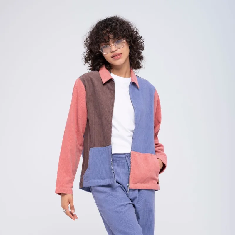 Santa Cruz Womens Jacket Classic Cord Jacket - Multi Jacket Blazer Coat