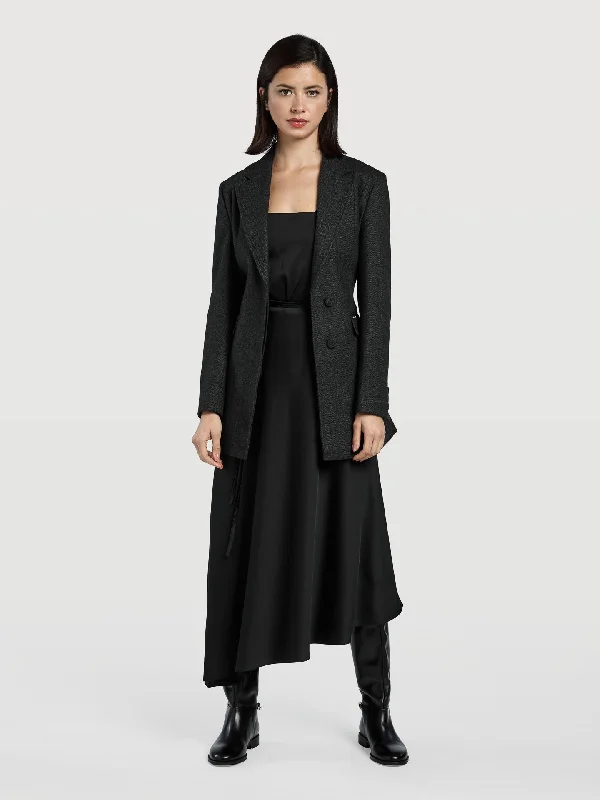 Asymmetric Satin Skirt lace skirt intricate
