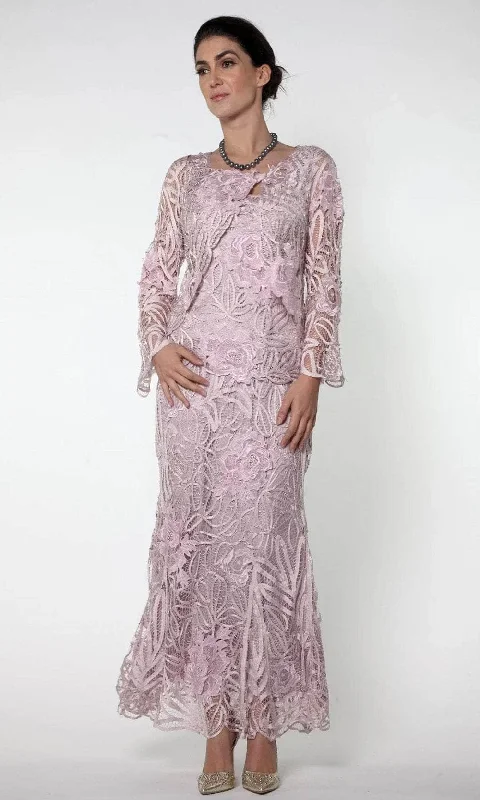 Soulmates D1104 - Rose Lace Three Pieces Skirt Set leather skirt bold
