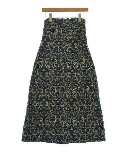 BAUME Long/Maxi length skirts high slit skirt