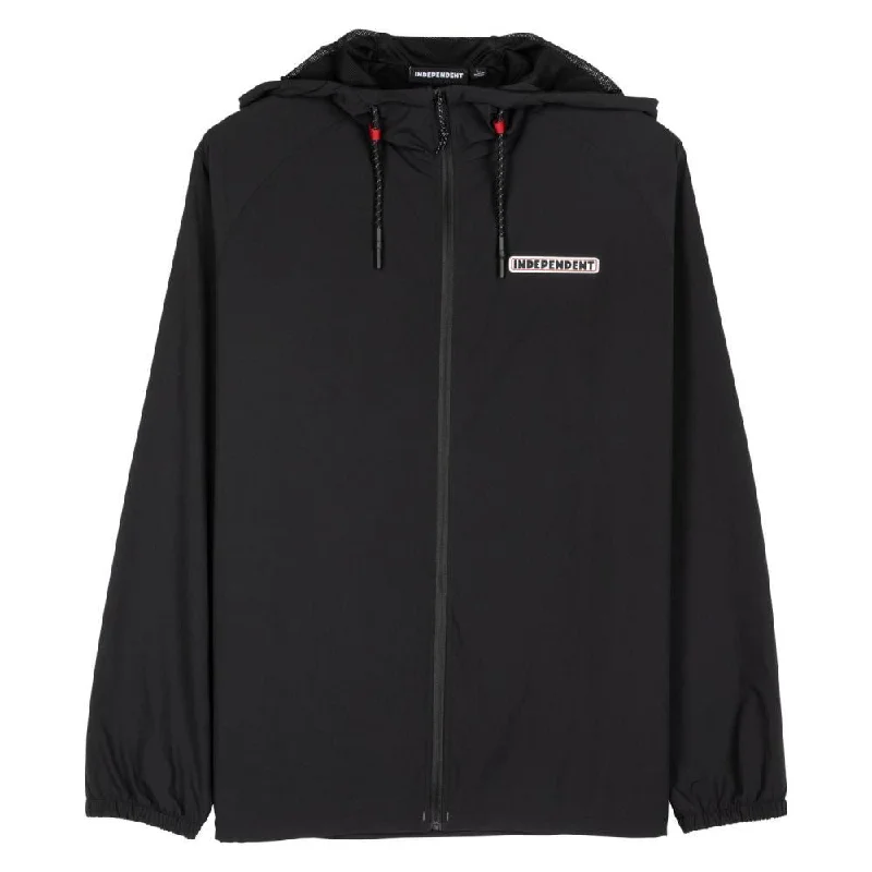 Independent Jacket Heights - Black One-Shoulder Jacket Off-the-Shoulder Jacket Asymmetrical Jacket