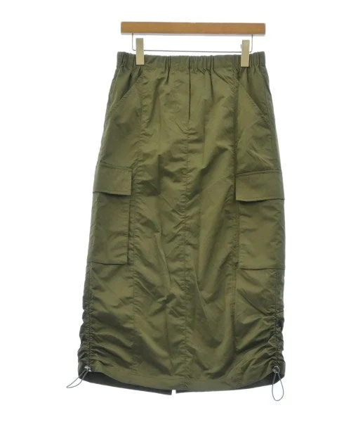 b.young Long/Maxi length skirts leather skirt bold