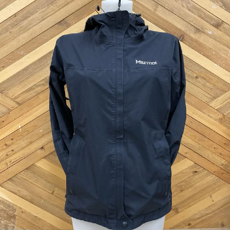 Marmot - Women's Gore-Tex Rain Jacket - MSRP $320: Black-women-SM Elasticated Jacket Padded Jacket Insulated Jacket