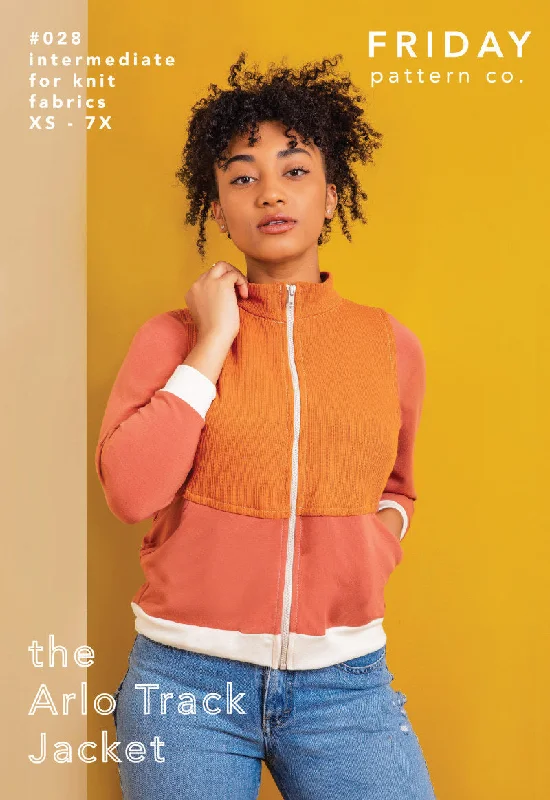Friday Pattern Company - The Arlo Track Jacket Anorak Shell Jacket Lightweight Jacket Friday Pattern Company - The Arlo Track Jacket Anorak Shell Jacket Lightweight Jacket