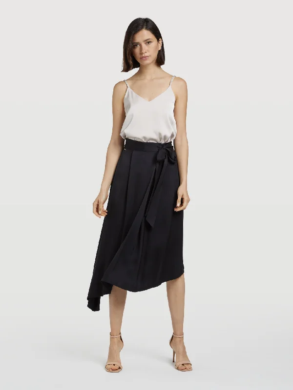 Long Overlap Skirt boho skirt vibe