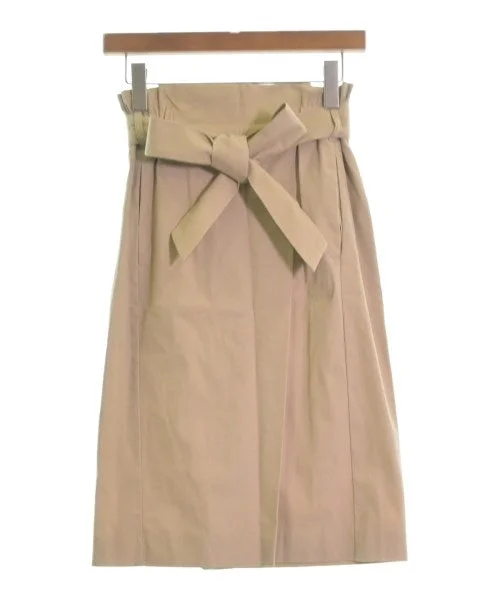 BABYLONE Knee length skirts velvet skirt plush