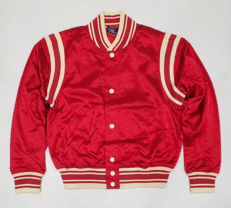Nwt Polo Ralph Lauren Women's Red Polo Ball Satin Jacket Lace Jacket Ribbed Jacket Sequined Jacket Nwt Polo Ralph Lauren Women's Red Polo Ball Satin Jacket Lace Jacket Ribbed Jacket Sequined Jacket