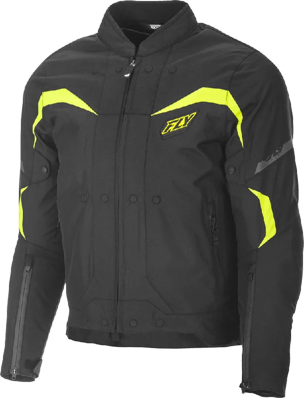 Butane Jacket Black / Hi-Vis Front Pockets Side Pockets Patch Pockets