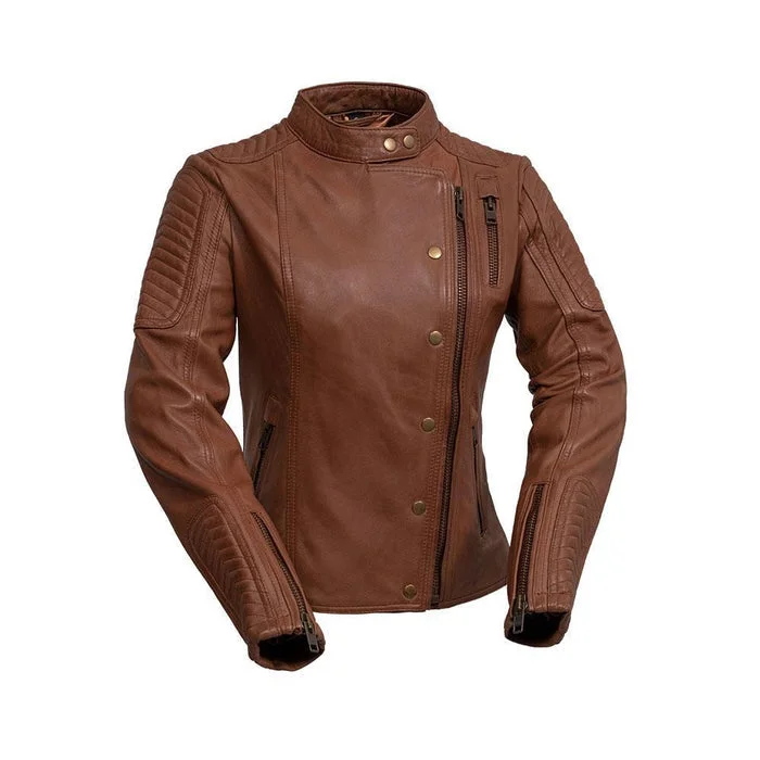 Ladies Zena Jacket Whiskey Welt Pockets Slit Pockets Flap Pockets