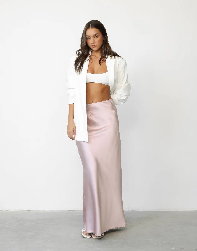 Sincerity Maxi Skirt (Mauve) vintage skirt charm