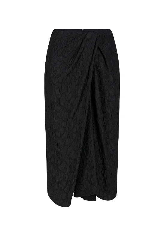 Sampa Draped Skirt denim skirt trendy