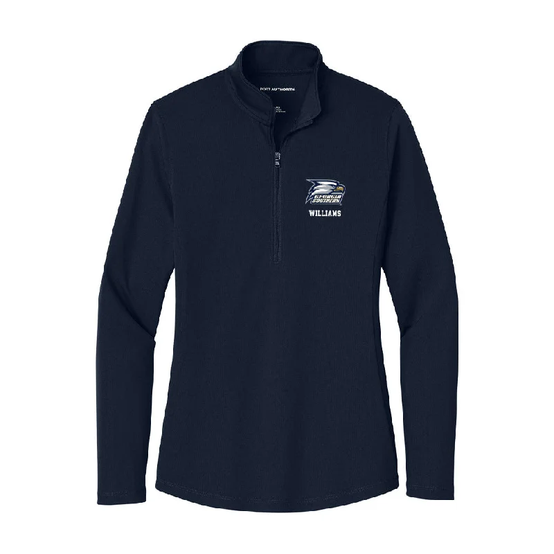 Georgia Southern - NCAA Women's Gymnastics : Rachel Williams - Women's Lightweight Quarter Zip Jacket Rayon Jacket Velvet Jacket Corduroy Jacket