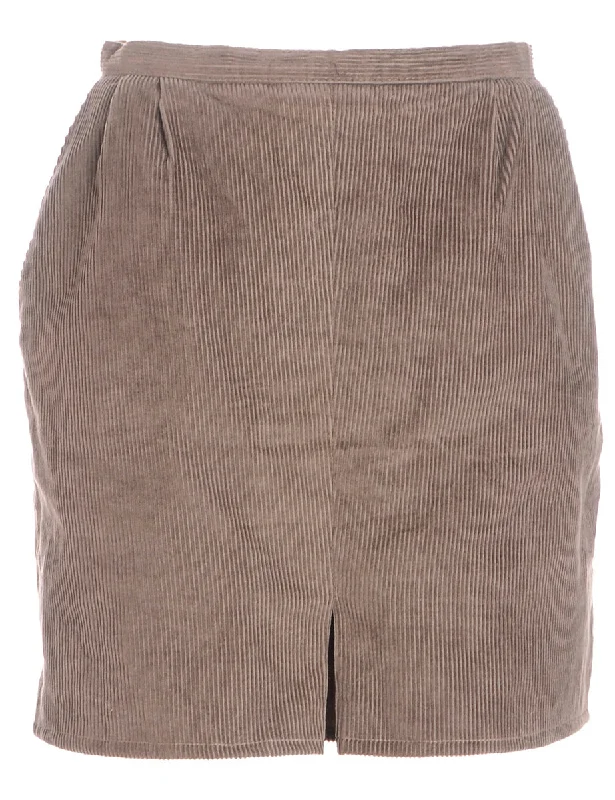 Label Shortened Corduroy Skirt lace skirt intricate