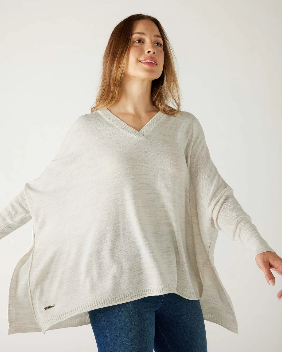 Mersea Catalina V-Neck Sweater Seasalt Embroidered Appliqued Beaded