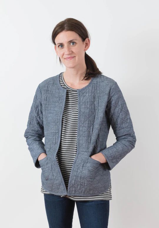 Grainline Studio Tamarack Jacket Pattern Wool Fabric Cashmere Fabric Tweed Fabric
