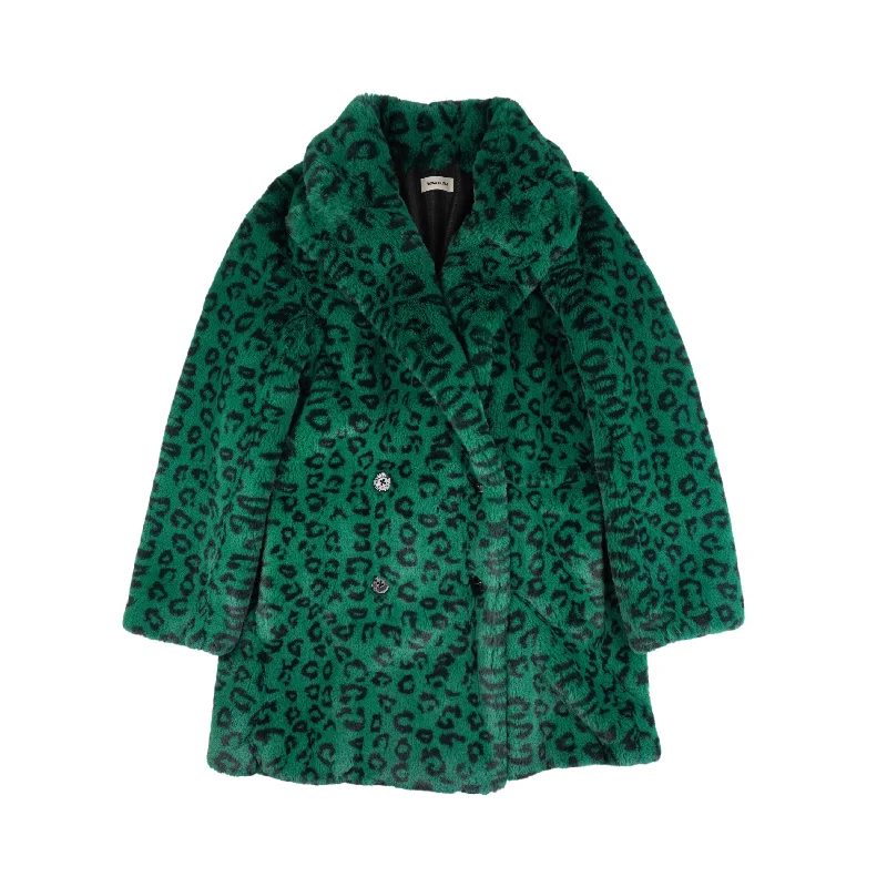 Zadig & Voltaire Faux Fur Jacket - Women's L Fleece Jacket Down Jacket Feather Jacket