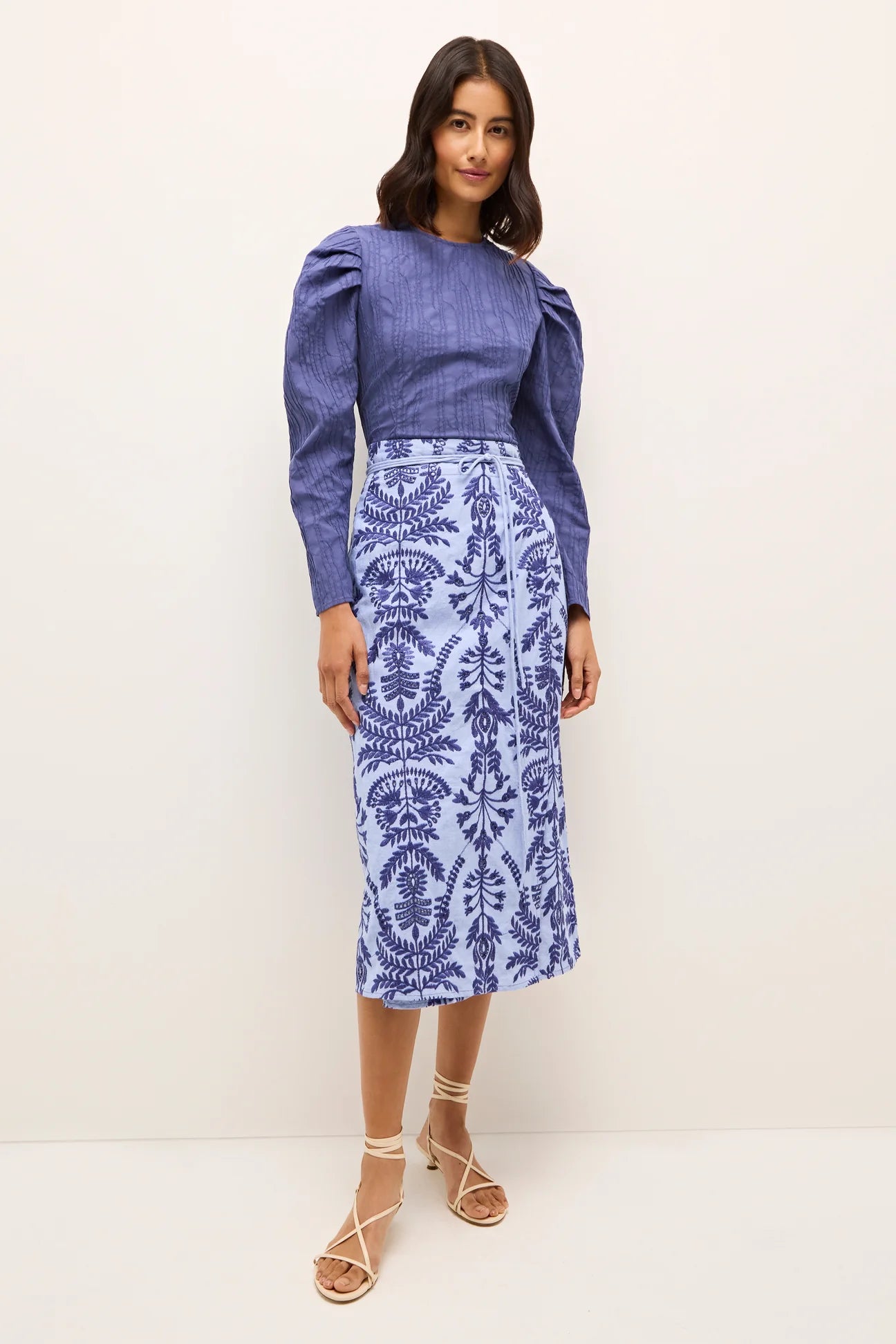 Sandra Skirt | Serenity midi skirt versatile