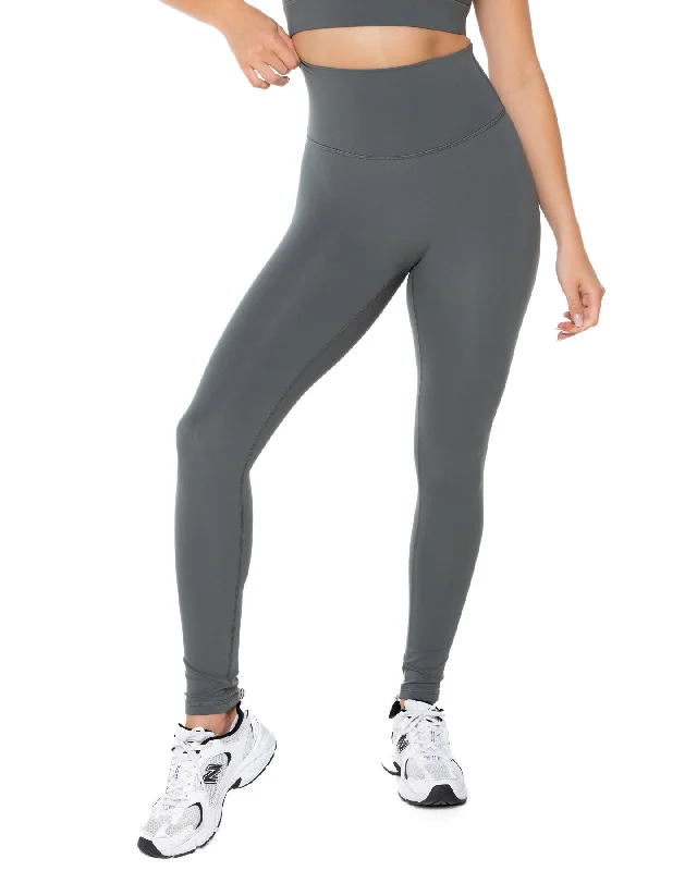 Aura Scrunch Leggings - Cloud Grey