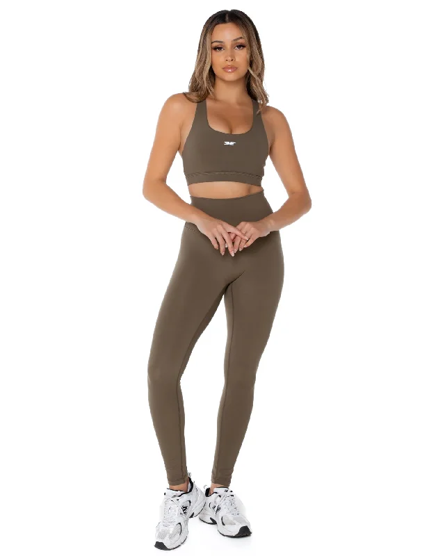 Aura Scrunch Leggings - Dusty Khaki