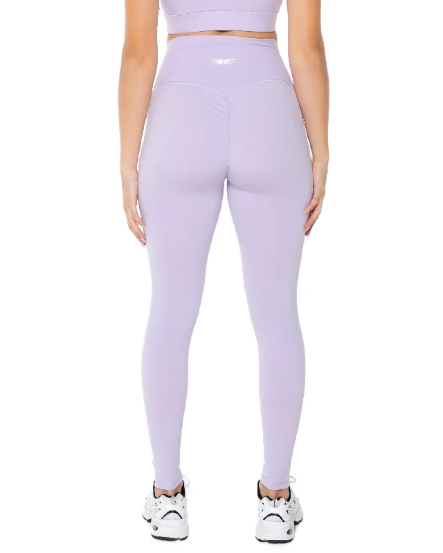 Aura Scrunch Leggings - Lilac