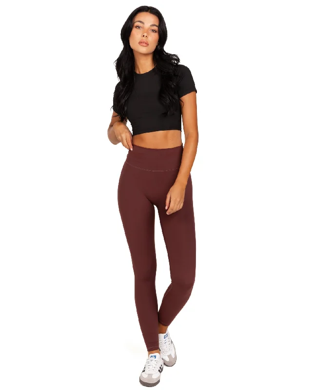 Aura SF Leggings - Decadent Chocolate