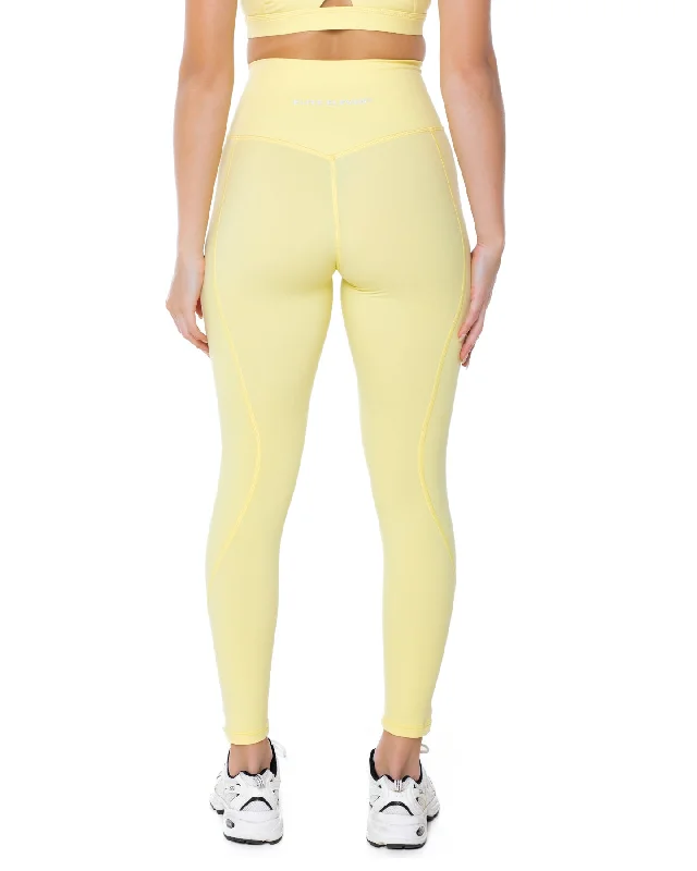 Curve Leggings - Soft Yellow