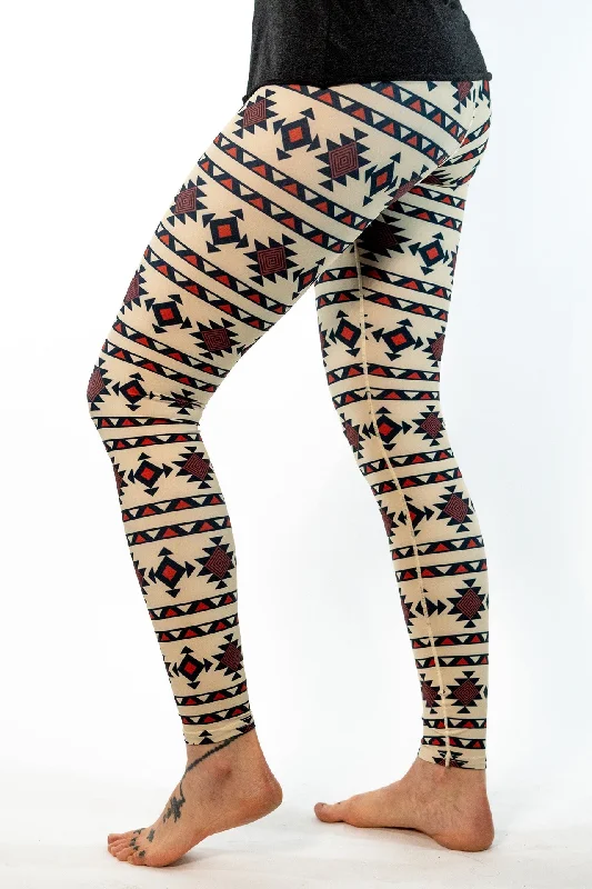 Oatmeal Aztec Yoga Pants *FINAL SALE*