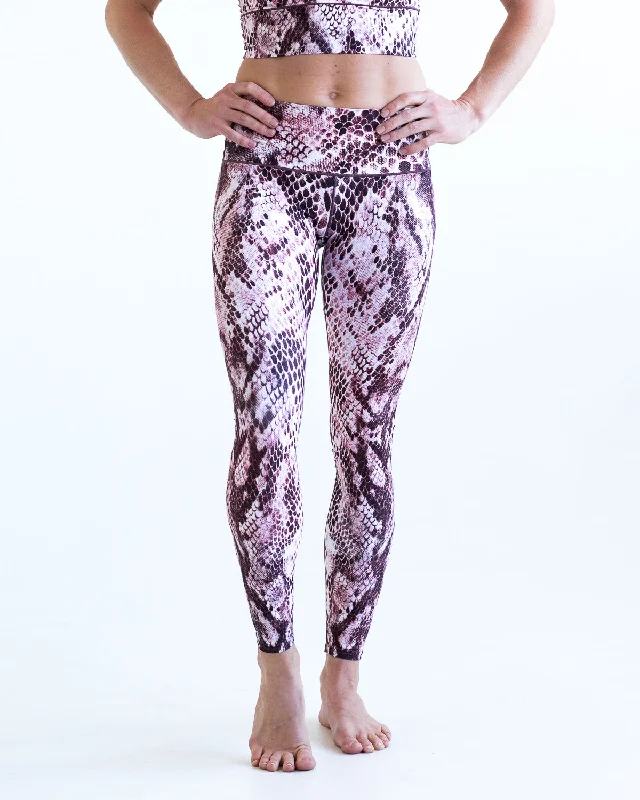 Pink Snakeskin Yoga Pants *FINAL SALE*